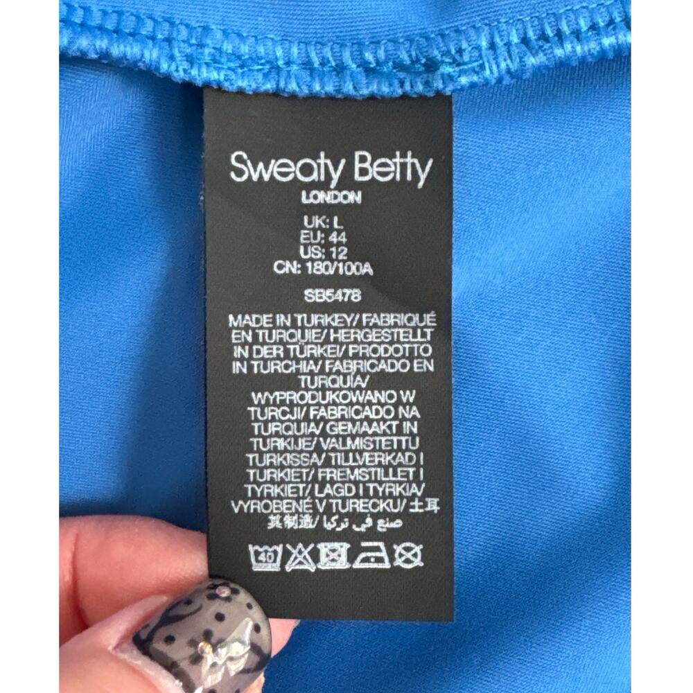 Sweaty Betty Explorer Racerback Midi Dress Blue Athleisure Size‎ L - Picture 6 of 12